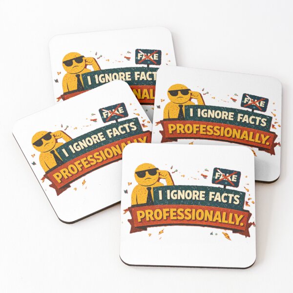 Item preview, I ignore facts professionally. designed and sold by Shop-Pi.