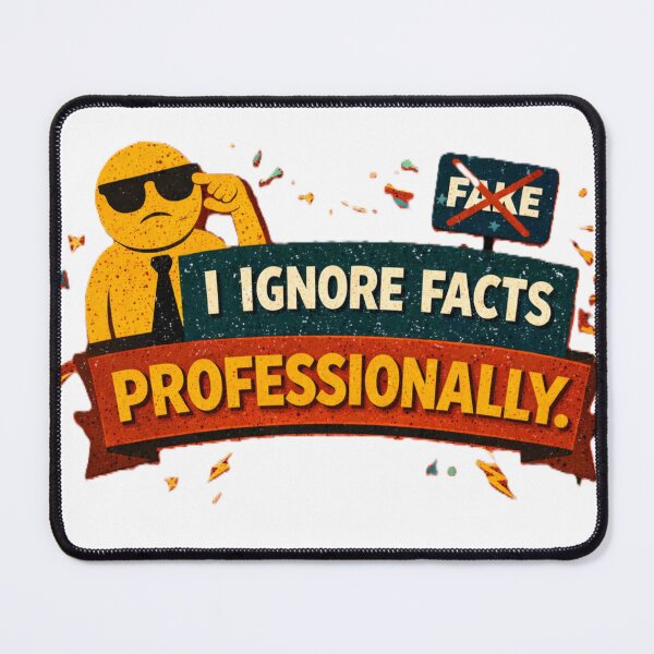 Item preview, I ignore facts professionally. designed and sold by Shop-Pi.