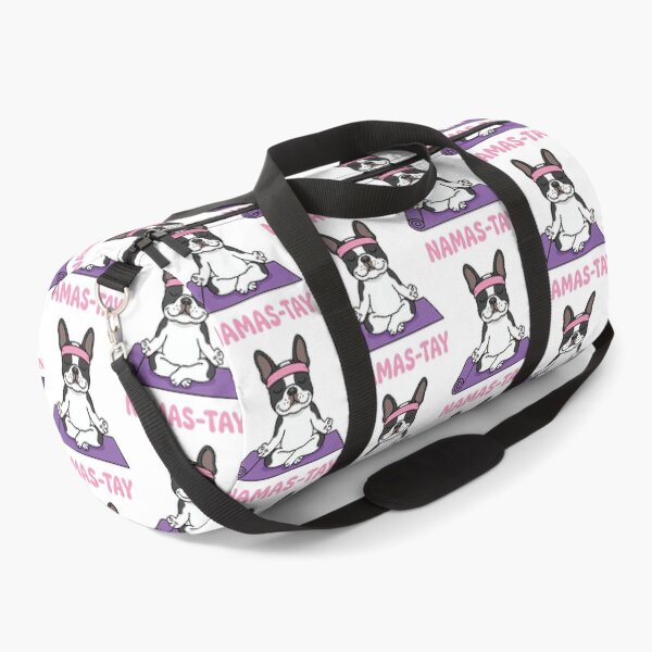 Item preview, Namas-tay - Yoga Frenchie Pun designed and sold by DigitalGlade.