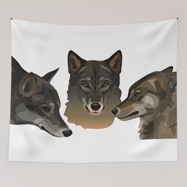 Item preview, Three Wolfs Art  designed and sold by NoxLand.