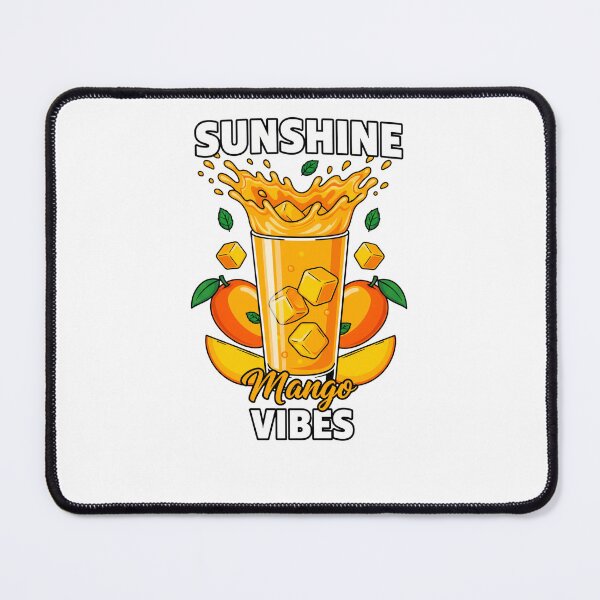 Item preview, Sunshine – Mango Vibes Refreshing Mango Drink Illustration designed and sold by C3J7.