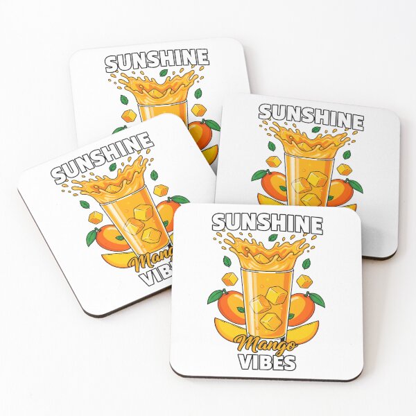 Item preview, Sunshine – Mango Vibes Refreshing Mango Drink Illustration designed and sold by C3J7.