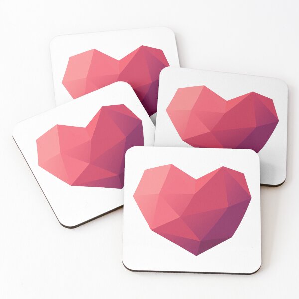 Item preview, Low Poly Heart designed and sold by Art & Coffee.