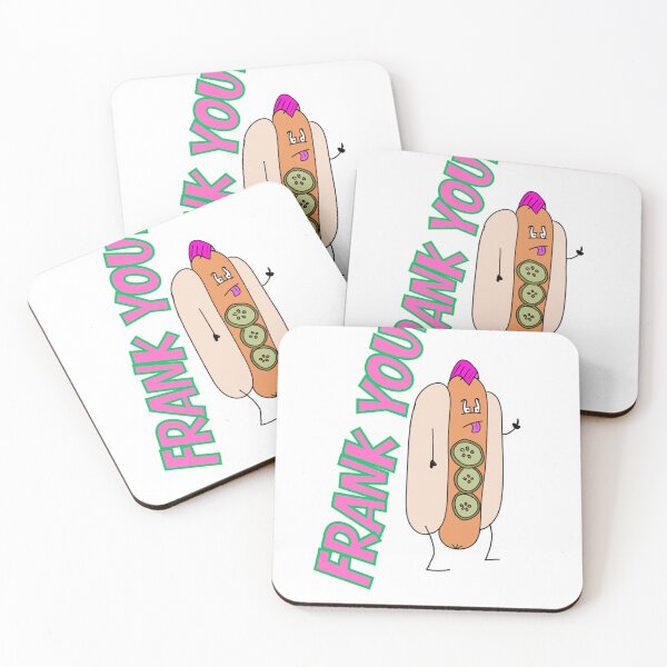 Item preview, Frank You! - Edgy BBQ Hot Dog Pun designed and sold by DJVincentStudio.