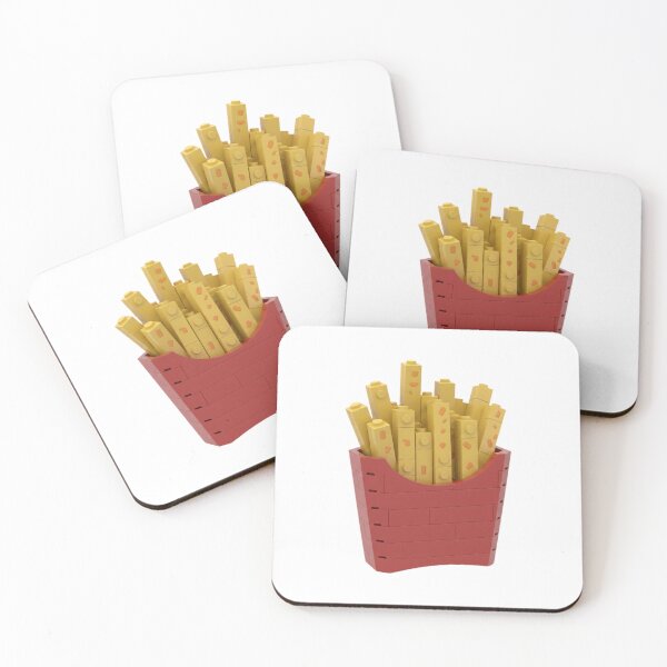 Item preview, French fries bricks brick blocks block children toy kids meme funny designed and sold by CheeseBlueprint.