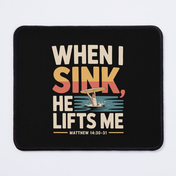 Item preview, When I Sink He Lifts Me designed and sold by theartfulaspie.