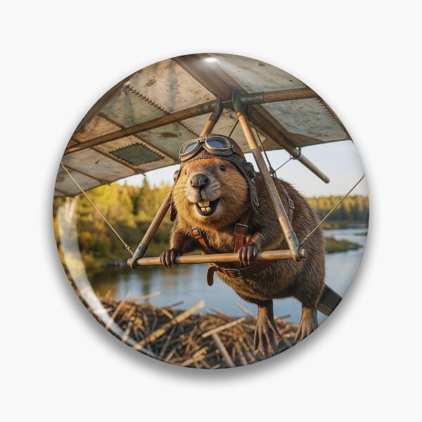 Item preview, Beaver Surveys Dam From Above designed and sold by Tridentulus.