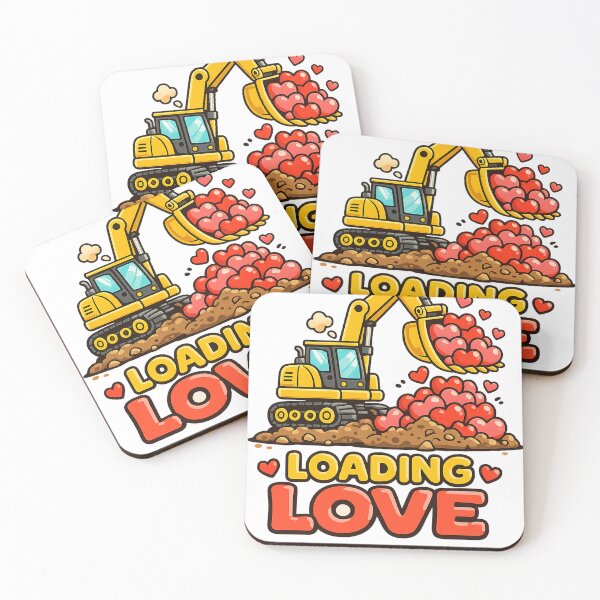 Artikelvorschau, Bauarbeiter laden Liebe Bagger Jungen Valentinstag entworfen und verkauft von UnivStore.