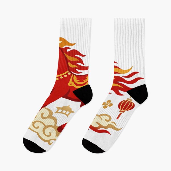 Item preview, Lunar New Year Horse on Clouds – Chinese Zodiac Celebration Art designed and sold by Vendeloc.
