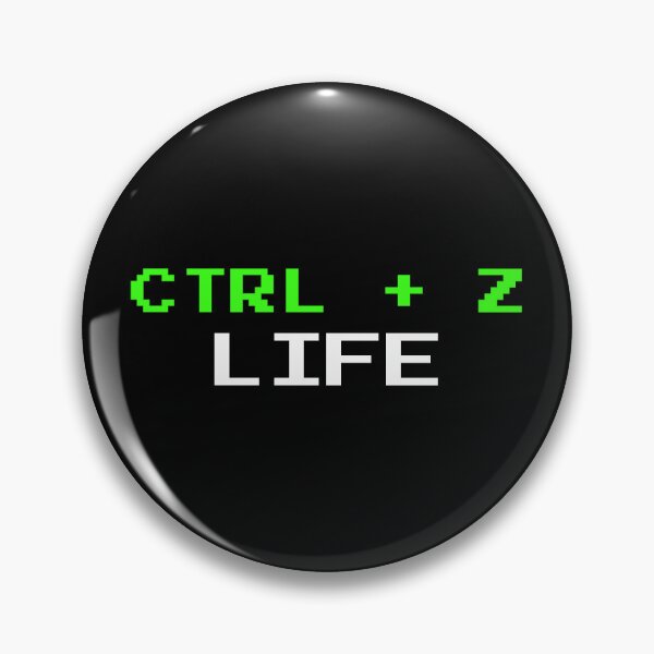 Item preview, Ctrl Z Life Undo Button Funny Tech designed and sold by vividlukas.