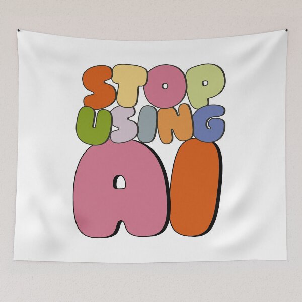 Item preview, Stop Using AI designed and sold by sarachi.