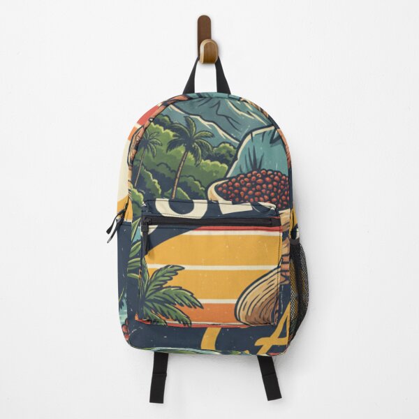 Item preview, Vintage Colombia Coffee Heritage - Retro Mountains & Tropical Cafe Badge designed and sold by TSE DESIGN.