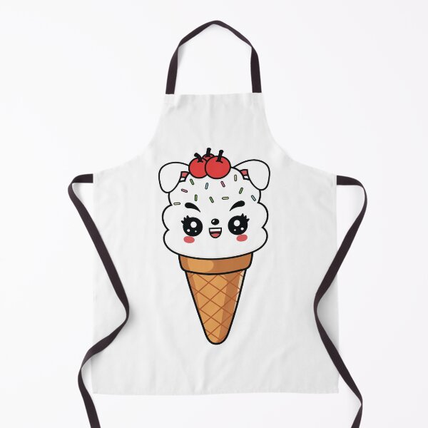 Item preview, Kawaii Cute Dog Ice Cream – Adorable Puppy Dessert Illustration designed and sold by MarshallStickerX.