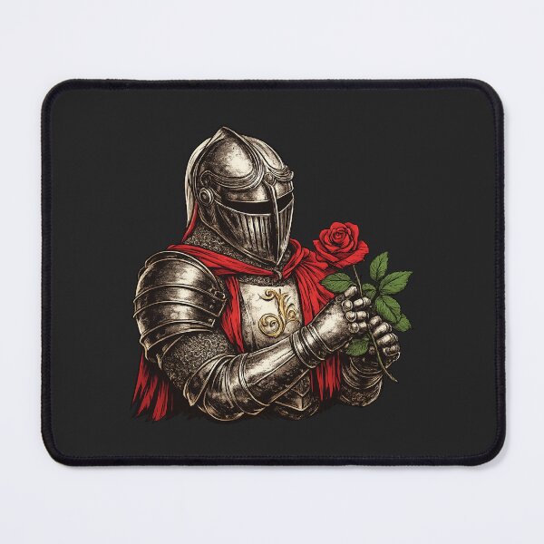 Item preview, Chivalrous Knight Holding a Crimson Rose designed and sold by -DEEWOLF-.