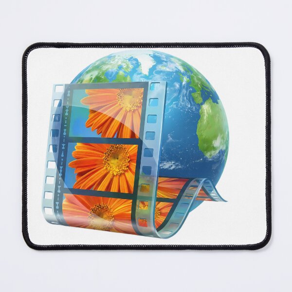 Item preview, World Cinema Multimedia Globe Icon Frutiger Aero designed and sold by NostalgiaOS.