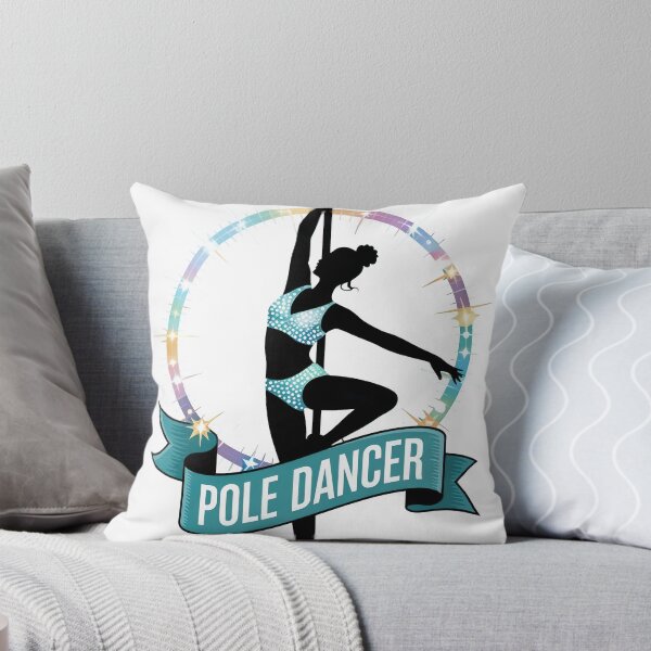 Item preview, Dynamic pole dancer performing in a vibrant, sparkly setting designed and sold by Creative88Art.