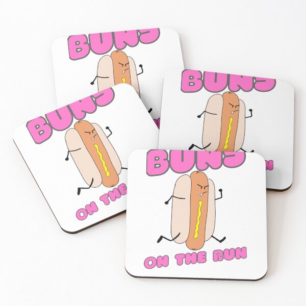 Item preview, Buns On The Run - Funny Grill Dad Hot Dog designed and sold by DJVincentStudio.