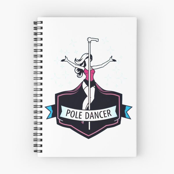 Item preview, Vibrant pole dancer performing dynamic move with sparkles designed and sold by Creative88Art.