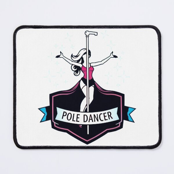 Item preview, Vibrant pole dancer performing dynamic move with sparkles designed and sold by Creative88Art.