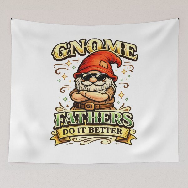 Item preview, Gnome Fathers Do It Better – Cool Gnome Dad Illustration designed and sold by Moriarty's Digital Visions.