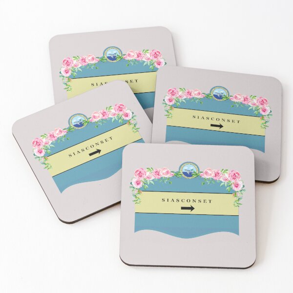 Item preview, Siasconset in Bloom Sign designed and sold by Coastal Joy.
