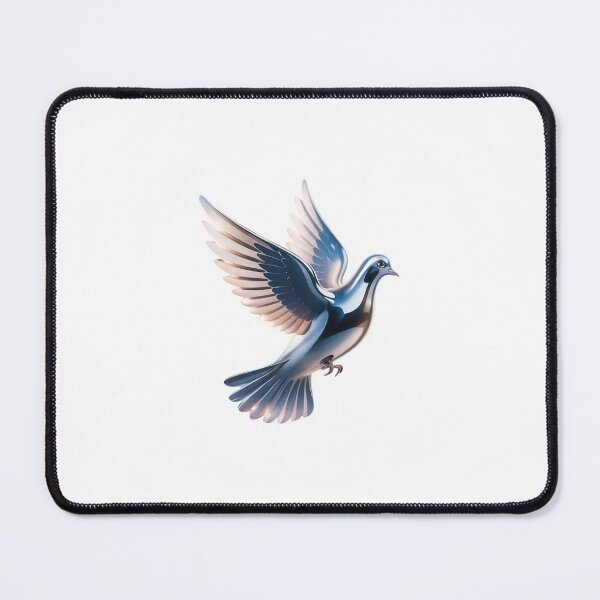 Item preview, Majestic dove in mid flight with outstretched wings designed and sold by Creative88Art.