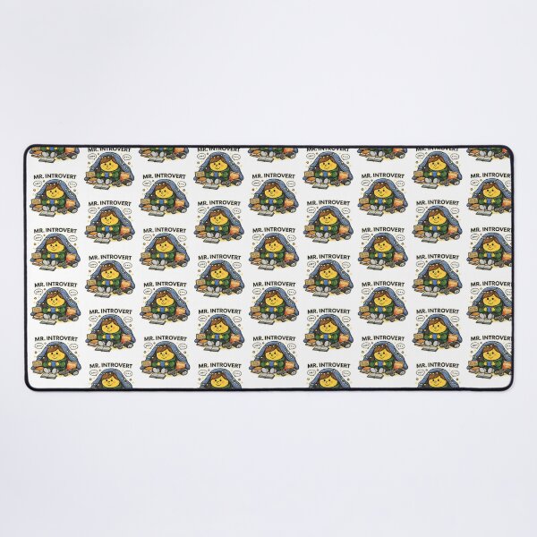Item preview, Mr Introvert Character Animated Yellow Cartoon Mr Men Social Relatable Feeling Mood Funny Tiktok Meme designed and sold by SamiraArts.