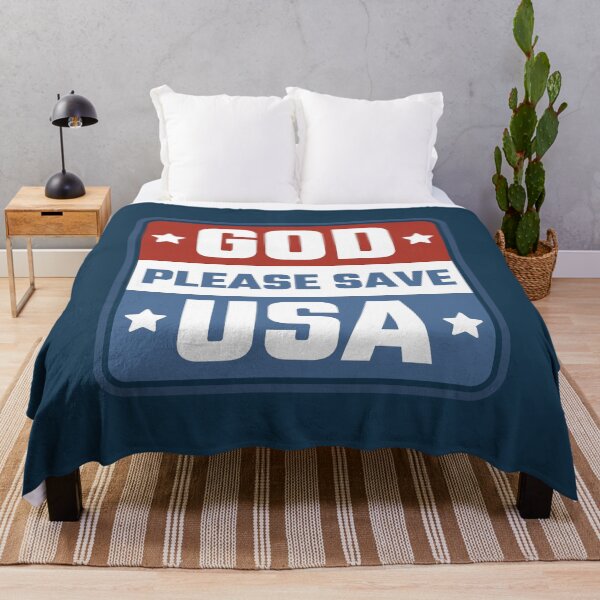 Item preview, God Please Save USA - Anti Trump Political Christian Prayer designed and sold by Sunserize Designs.