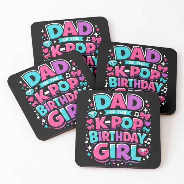 Item preview, Dad of the K-Pop Birthday Girl designed and sold by FreshVibe Prints.