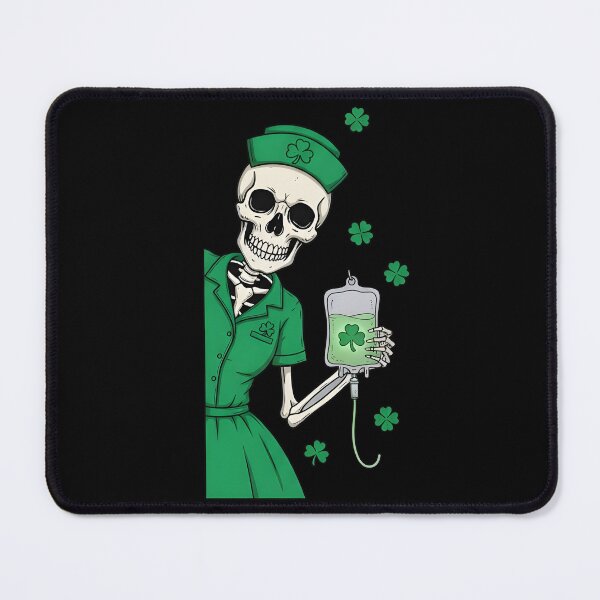 Item preview, St Patricks Nurse Skeleton designed and sold by KroghDs.
