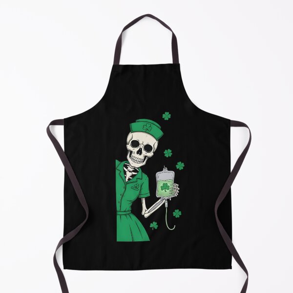 Item preview, St Patricks Nurse Skeleton designed and sold by KroghDs.