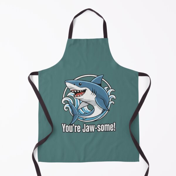 Item preview, You’re Jaw-some – Cute Shark designed and sold by GeekGuysShop.