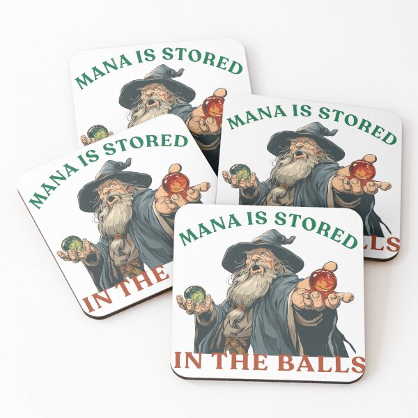Item preview, Mana is Stored in The Balls designed and sold by PeTees shop.