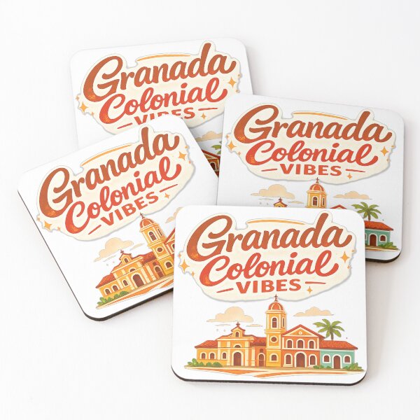 Item preview, Granada Colonial Vibes – Latin Colonial Architecture Illustration designed and sold by Wander Vibes.