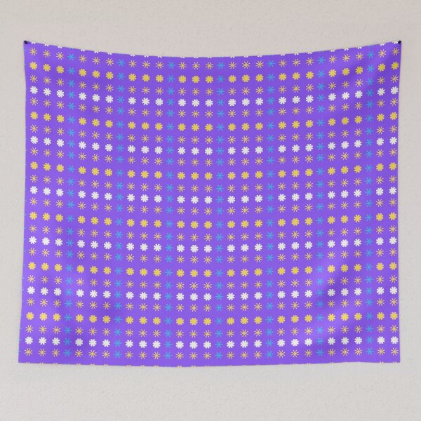 Item preview, Multi Colour Stars on Purple background pattern designed and sold by fev-rocks.