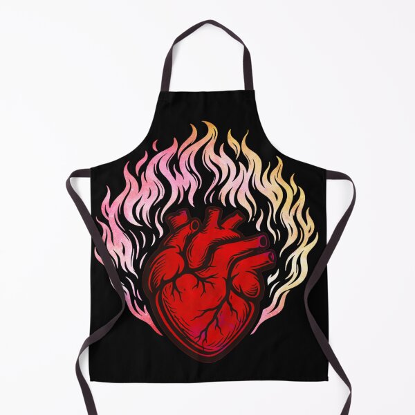 Item preview, Saepe Ardeo - A menudo estoy en llamas - Corazón Ardiente designed and sold by Mad Man With A Workshop.