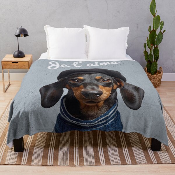 Item preview, Sausage dog Je t'aime designed and sold by FlowerFolie.