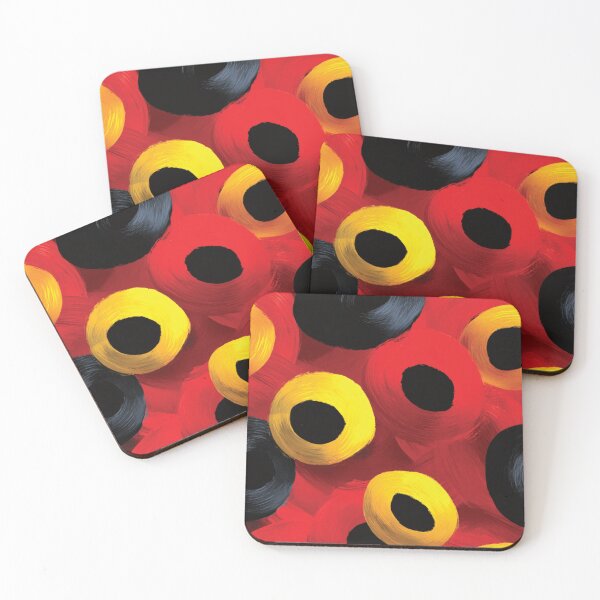 Item preview, Vibrant Glossy 3D Abstract Colorful Circle Pattern designed and sold by DGtaLrtcom.