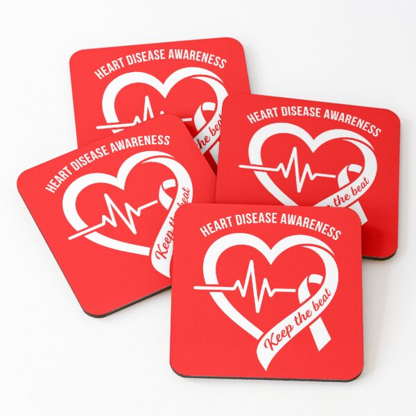 Item preview, Heart Disease Awareness Keep the Beat designed and sold by FreshVibe Prints.