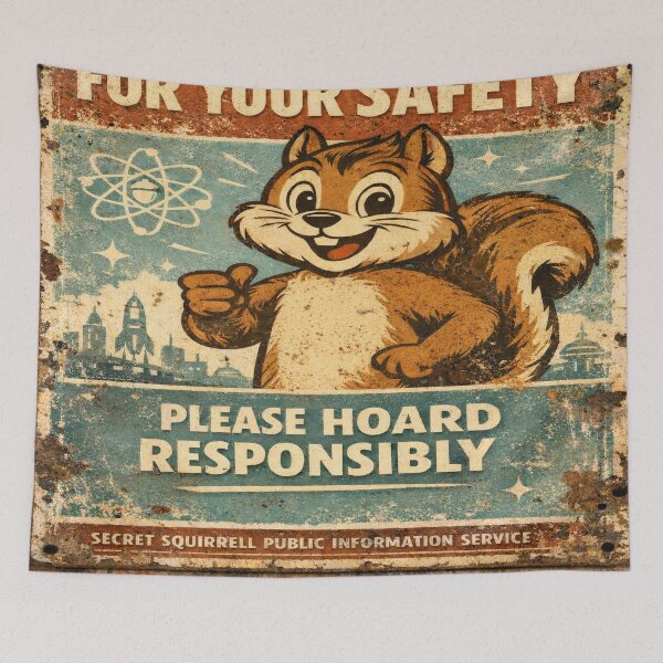 Item preview, Please Hoard Responsibly!  designed and sold by SecretSquirrellDesigns.
