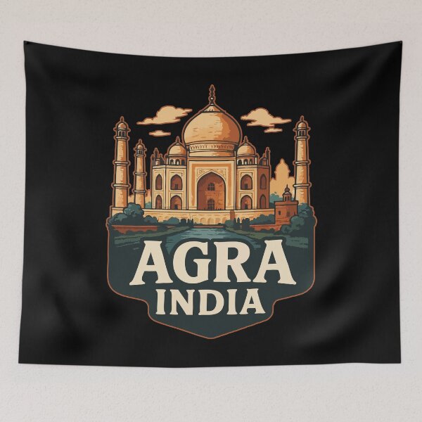 Item preview, Agra Taj Mahal India Travel designed and sold by TomFrontierArt.
