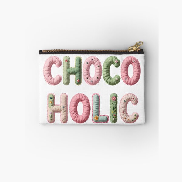 Item preview, CHOCOHOLIC - IN PASTEL FAUX LETTERING designed and sold by AlexOBrienArt.