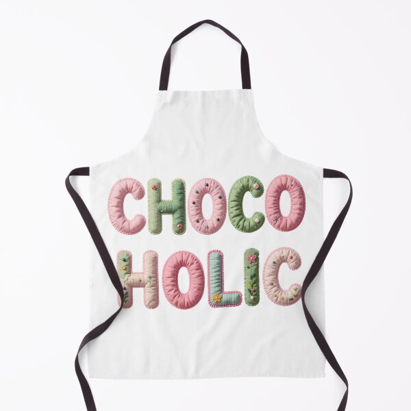 Item preview, CHOCOHOLIC - IN PASTEL FAUX LETTERING designed and sold by AlexOBrienArt.