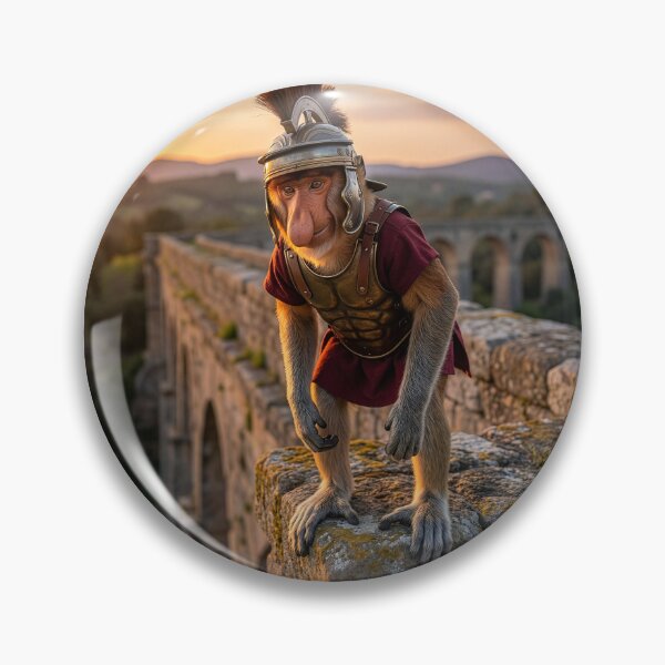 Item preview, Proboscis Monkey Is a Roman Centurion designed and sold by Tridentulus.
