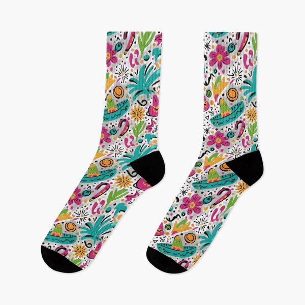 Item preview, Festive Sombrero Doodle – Vibrant Mexican Fiesta Pattern designed and sold by IntrusiveMind210.