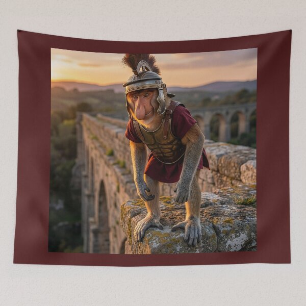 Item preview, Proboscis Monkey Is a Roman Centurion designed and sold by Tridentulus.