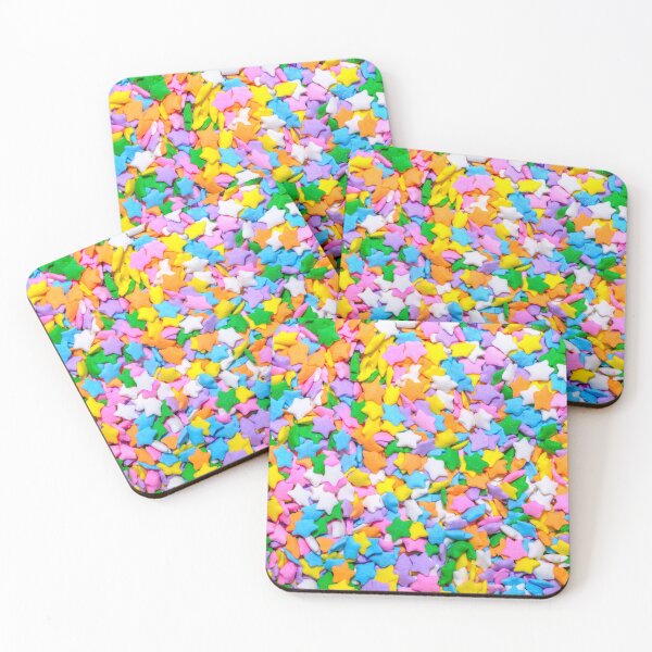 Item preview, Star Sprinkles Pastel Candy Photograph designed and sold by patternsoup.