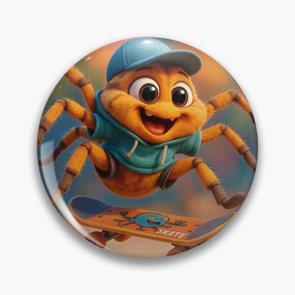 Item preview, Skater Orb Weaver Spider designed and sold by Sillytoe.