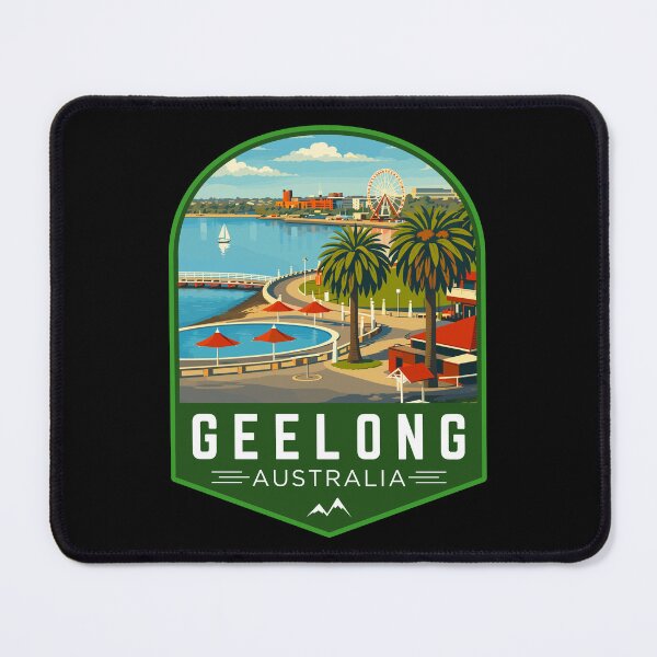 Item preview, Geelong in Victoria, Australia Retro Travel Art Emblem designed and sold by MaateoDesign.