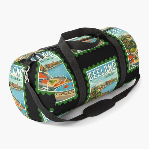 Item preview, Geelong in Victoria, Australia, Vintage Travel Stamp Illustration designed and sold by MaateoDesign.